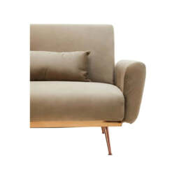 Hatton Mink Velvet Sofa Bed - thumbnail 3