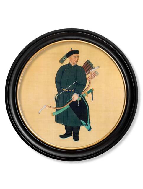 c.1760 Portrait of the Imperial Bodyguard - Round - image 1