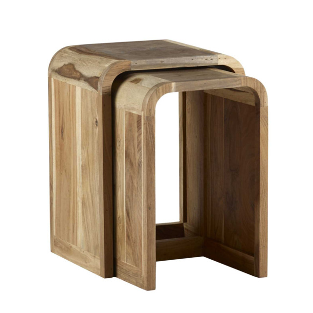 Aspen Nest of 2 Tables Wooden - image 1