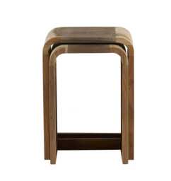 Aspen Nest of 2 Tables Wooden - thumbnail 2