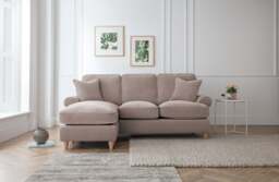 Left Hand Chaise Sofa Manhattan Putty The Great Sofa Company - Victoria - Bromfield - Lola - Alfie - Mari - Longfellow - Duresta Style - thumbnail 5