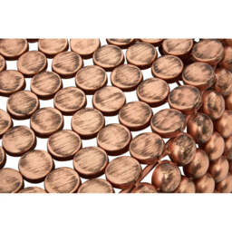 Templar Beaded Iron Copper Coffee Table - thumbnail 5