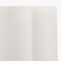 Bloom 40cm White Handloom Scalloped Cylinder Lampshade - thumbnail 4