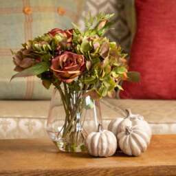 Set Of Six Carved Wood Effect Pumpkins - thumbnail 4