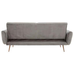 Hatton Grey Velvet Sofa Bed - thumbnail 6