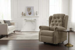Vigo Rise and Recline Chair Mink Brown - thumbnail 2