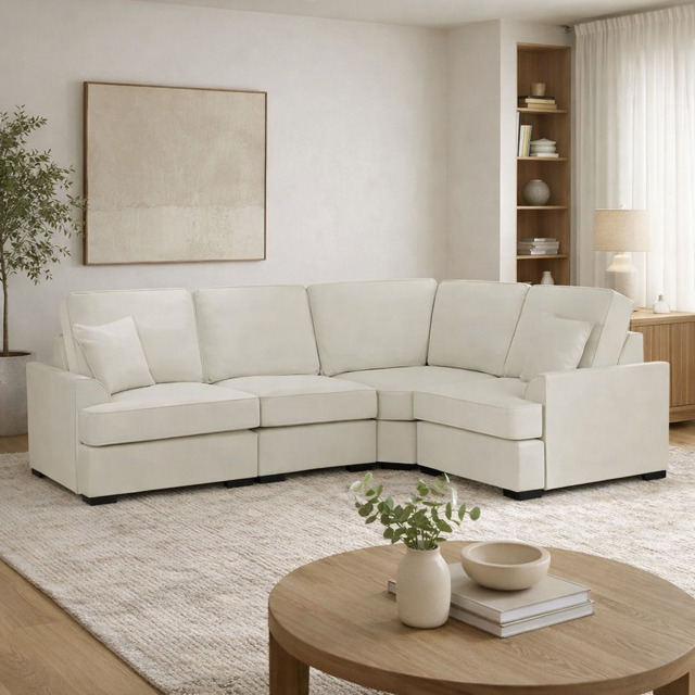 Funk Sofa Beige Universal Corner - image 1