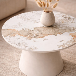 Luna Coffee & End Tables Matt Grey & Pandora Set Of 2 - thumbnail 5
