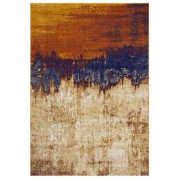 Nova 120x170cm Distress Orange Rug NV04 Rug - thumbnail 2
