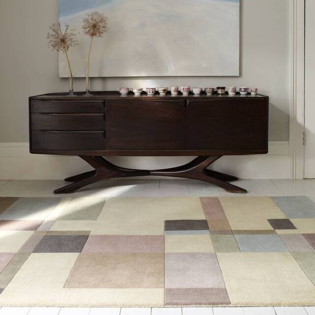 Reef Rug 160x230cm RF17 Blocks Pastel Rug - image 1