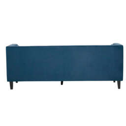 Helia Blue Velvet Sofa - thumbnail 6