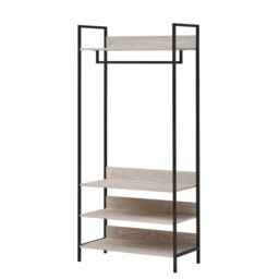 Zahar Open Wardrobe with 4 Shelves - thumbnail 1