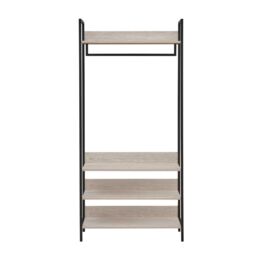 Zahar Open Wardrobe with 4 Shelves - thumbnail 5