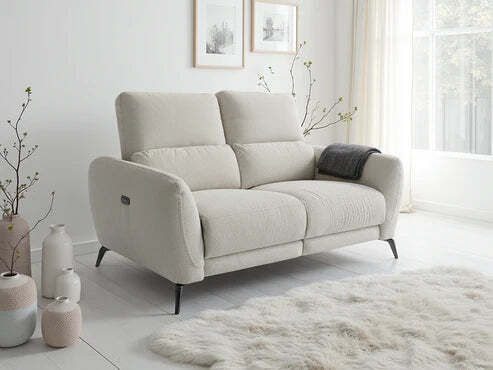 Sorrento Electric Recliner Beige 2 Seater - image 1