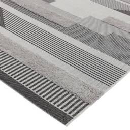 Monty 160x230cm MN05 Black/Grey Geometric Rug - thumbnail 4