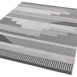 Monty 160x230cm MN05 Black/Grey Geometric Rug - thumbnail 3
