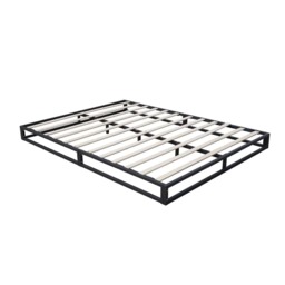 Basics Metal Platform Bed Frame with Slatted Frame Single Bed Double Bed King Bed, Double Size Frame - thumbnail 2