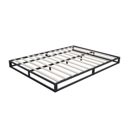 Basics Metal Platform Bed Frame with Slatted Frame Single Bed Double Bed King Bed, Double Size Frame - thumbnail 4