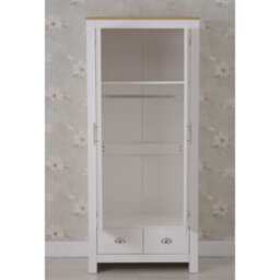 Heritage 2 Door 2 Drawer Wardrobe, White - thumbnail 4