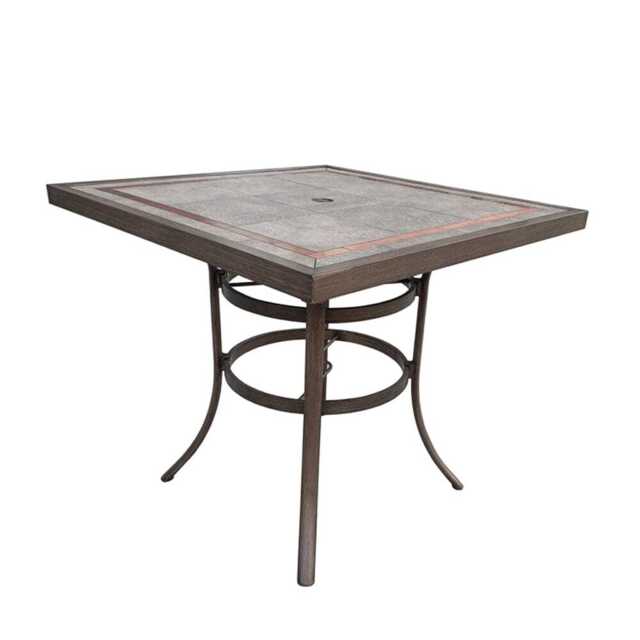 4 Seater Garden Bar Dining Table Set - image 1