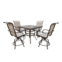 4 Seater Garden Bar Dining Table Set - thumbnail 2