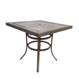 4 Seater Garden Bar Dining Table Set - thumbnail 1