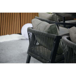 Berlin Aluminium Patio Furniture Set Dining Set with Extendable Table and Armchairs, 8-Seater Set - thumbnail 2