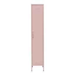 Lokki® Single Door Locker With Adjustable Shelf Storage Cabinet, Pink - thumbnail 1