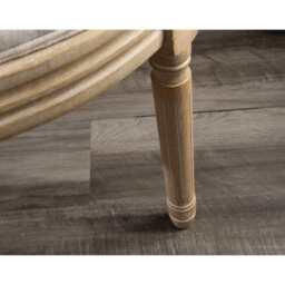 Set of 2 Oxford Classic Style Dining Chairs, Beige Linen With Oak Leg - thumbnail 8