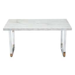 Etta 150cm Marble Effect Trestle 6-8 people Dining Table - thumbnail 8