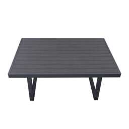 Hamburg Outdoor Modular Steel 4-Seater Garden Patio Sofa Set With Coffee Table - thumbnail 8