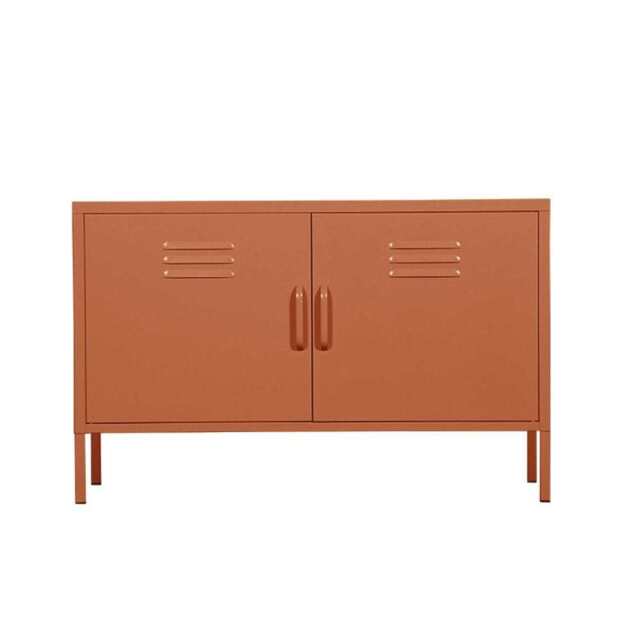 Lokki® TV Stand Cabinet Sideboard With Adjustable Shelf, Orange