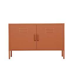 Lokki®  TV Stand Cabinet Sideboard With Adjustable Shelf, Orange - thumbnail 1