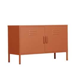 Lokki®  TV Stand Cabinet Sideboard With Adjustable Shelf, Orange - thumbnail 2