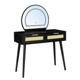 Boho Dressing Table and Stool Set With Led Mirror - thumbnail 9