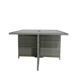 Eton Rattan Garden 8 Seater Cube Set In Grey, Without Parasol - thumbnail 7