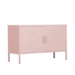 Lokki®  TV Stand Cabinet Sideboard With Adjustable Shelf, Pink - thumbnail 7