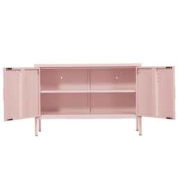 Lokki®  TV Stand Cabinet Sideboard With Adjustable Shelf, Pink - thumbnail 6