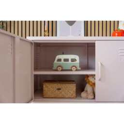 Lokki®  TV Stand Cabinet Sideboard With Adjustable Shelf, Pink - thumbnail 8