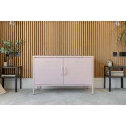 Lokki®  TV Stand Cabinet Sideboard With Adjustable Shelf, Pink - thumbnail 4