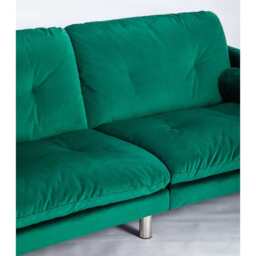 Alessia Velvet Sofa Bed, Green - thumbnail 7