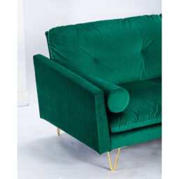 Alessia Velvet Sofa Bed, Green - thumbnail 6