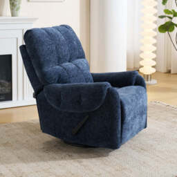 Manual & Electric Recliner Chair with Swivel and Glider, Manual Recliner Armchair