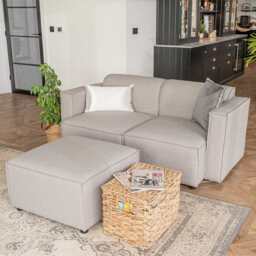 Tessa Modular 2 Seater Sofa with Chaise - thumbnail 1