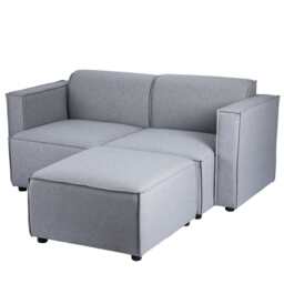 Tessa Modular 2 Seater Sofa with Chaise - thumbnail 6