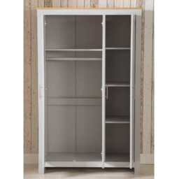 Heritage 3 Door Wardrobe, Grey - thumbnail 7