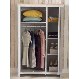 Heritage 3 Door Wardrobe, Grey - thumbnail 4
