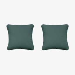 Birchcraft Cordury 2 Piece Indoor Soft Throw Pillow Set Scatter Cushions, Green - thumbnail 2