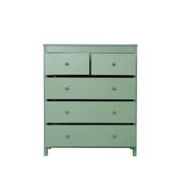 Neo 3+2 Drawers Chest Of Drawers Storage Cabinet, Sage Green - thumbnail 5
