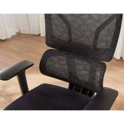 Essential Ergonomic Office Chair Swivel Computer Chair With Headrest, Black - thumbnail 6